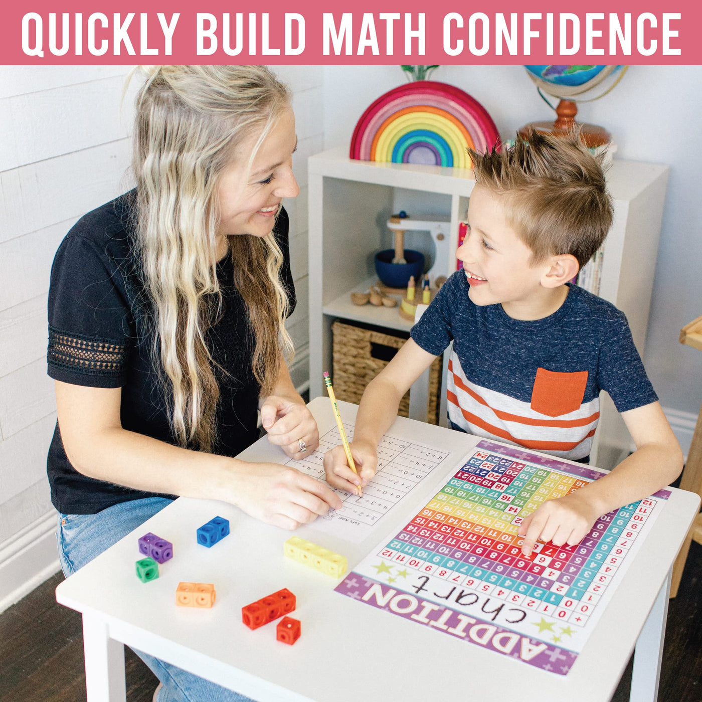 Math Whiz All-In-One Bundle: Colorful 12 Poster Pack
