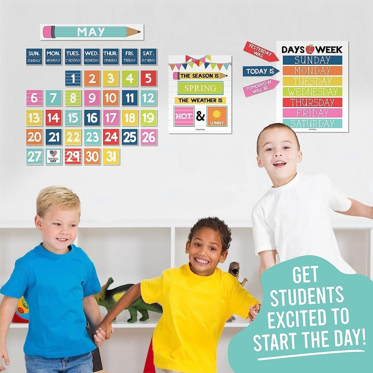 Colorful Classroom Calendar
