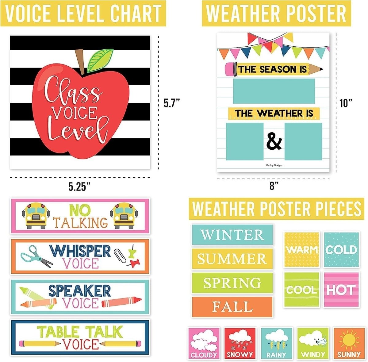 Colorful Classroom Calendar