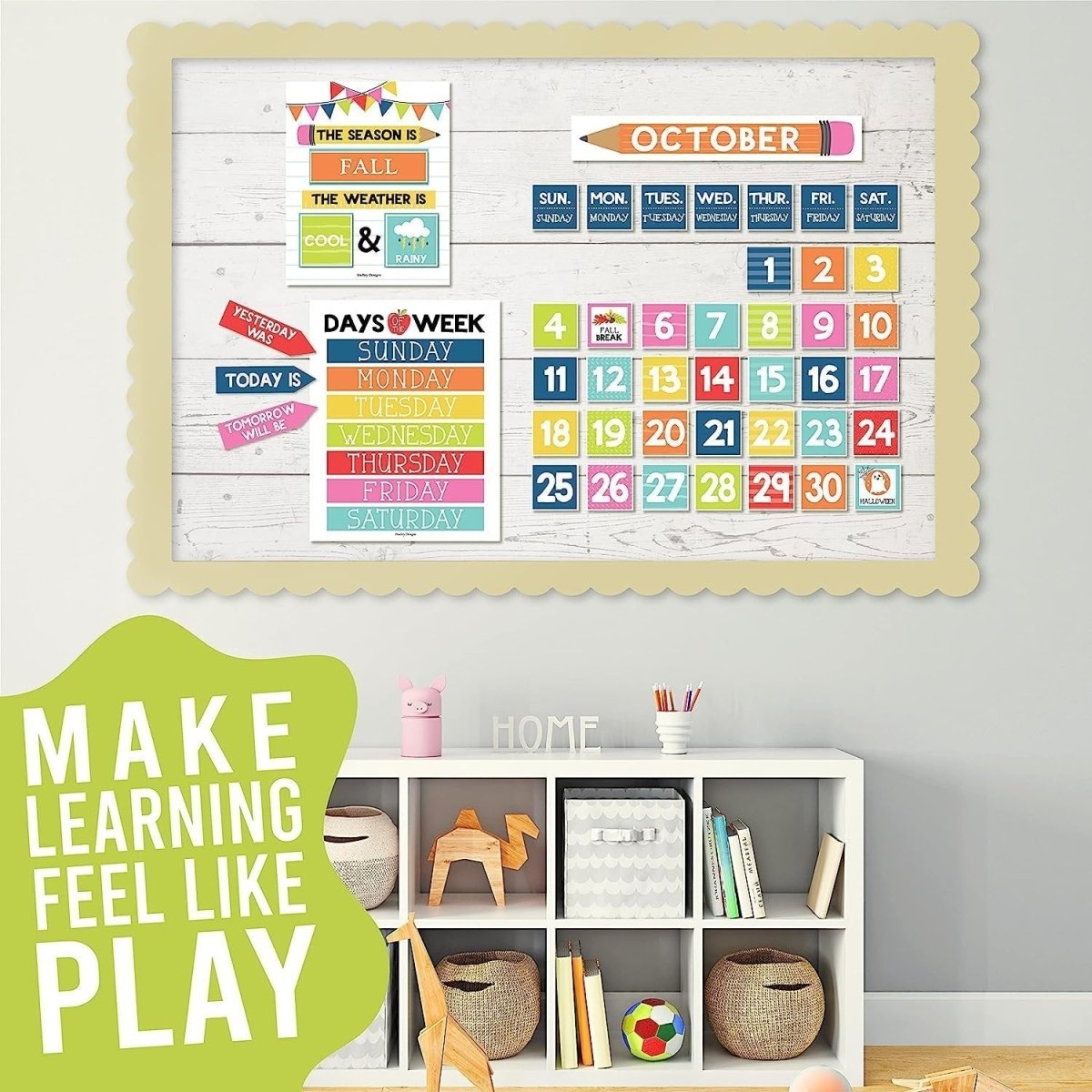 Colorful Classroom Calendar