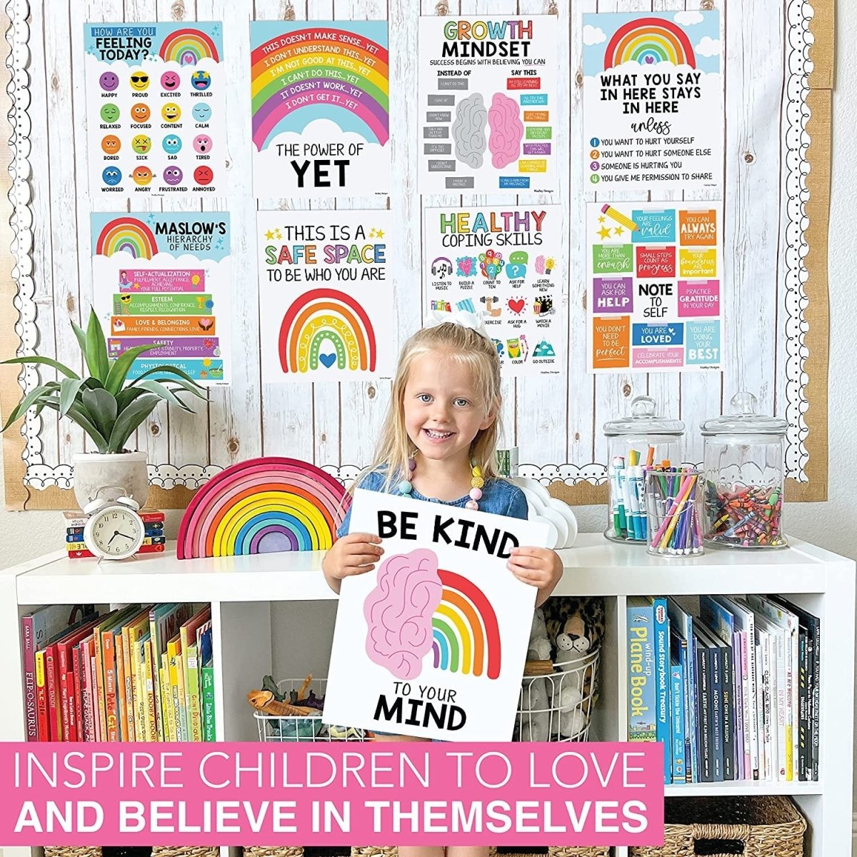 Emotional Support Kit: Colorful 9 Poster Pack