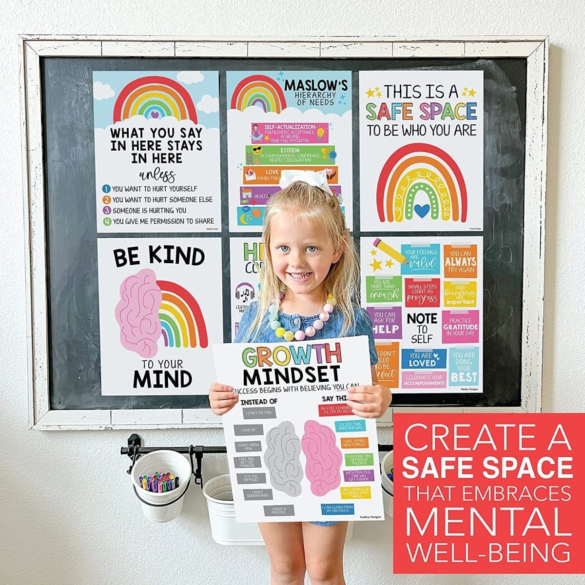 Emotional Support Kit: Colorful 9 Poster Pack
