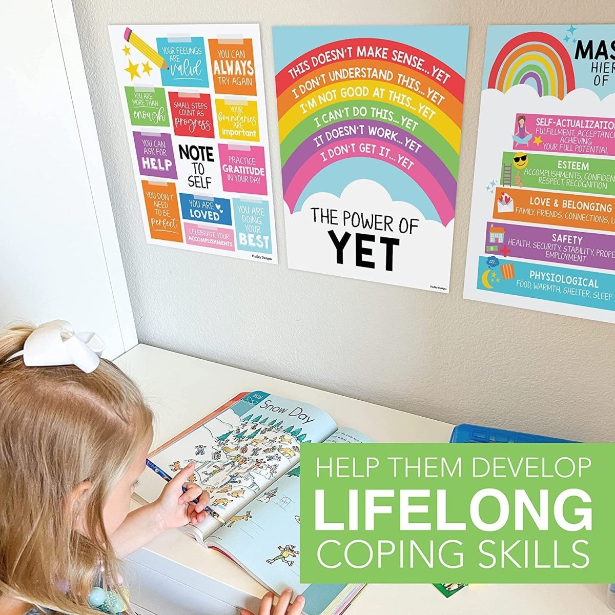 Emotional Support Kit: Colorful 9 Poster Pack