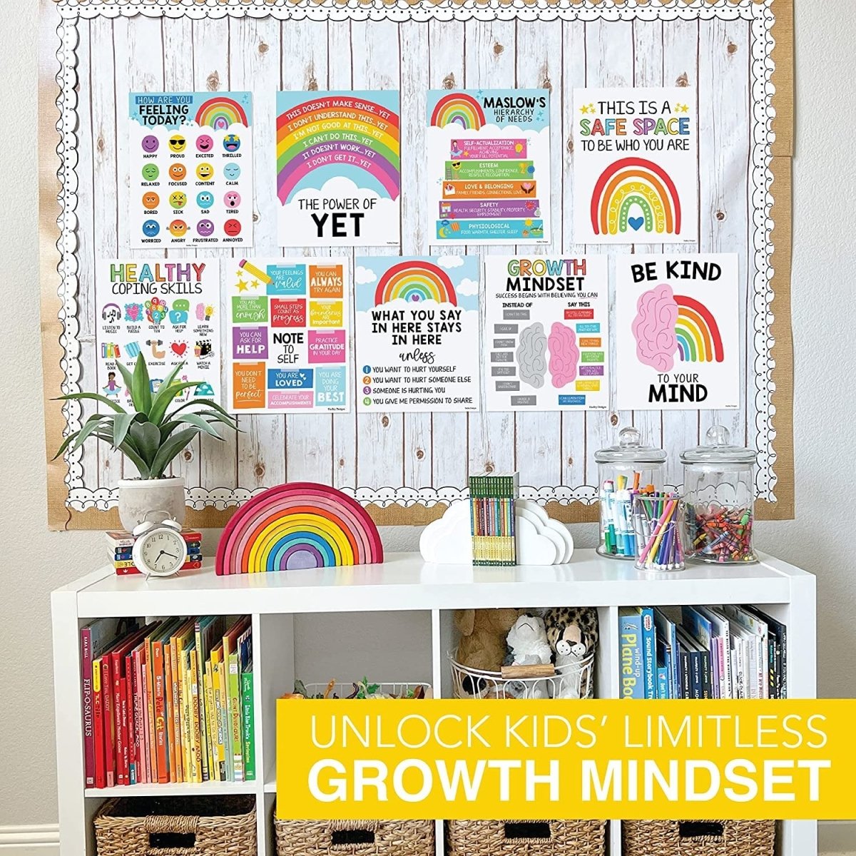 Emotional Support Kit: Colorful 9 Poster Pack