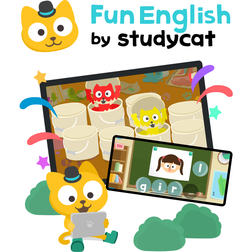 PreK - 3td Grade Studycat Fun English Annual Subscription