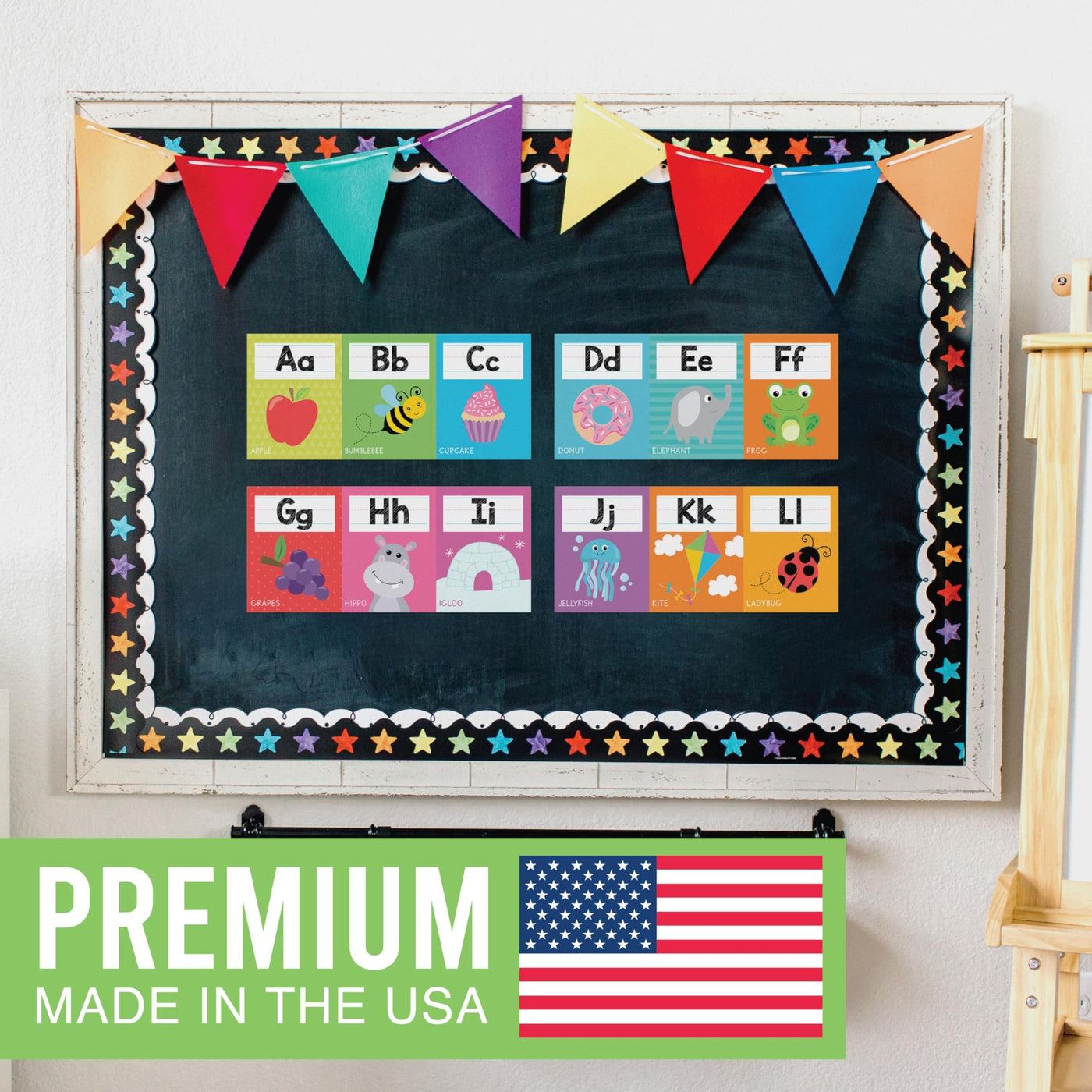 Letters & Numbers Jumpstart Kit: Colorful 12 Poster Pack