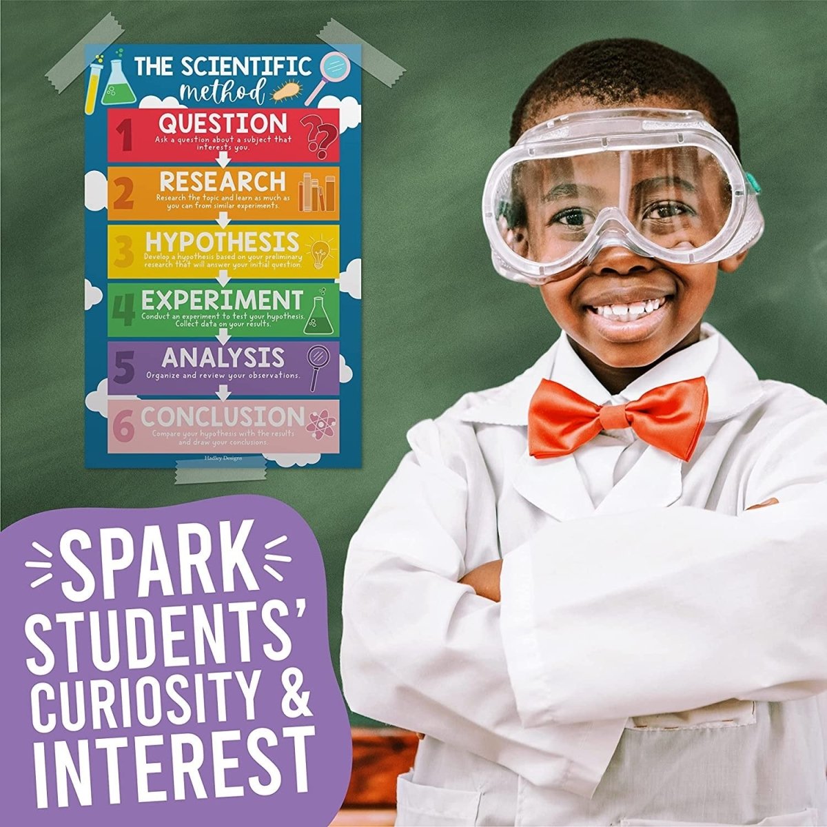 Periodic Table Power Bundle: Colorful 4 Poster Pack