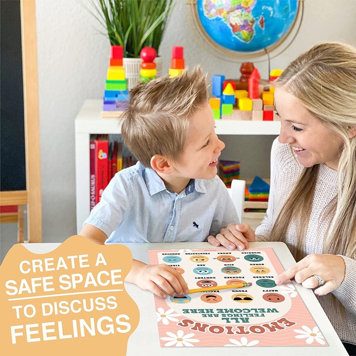 Retro Calming Corner Posters | Set of 9 | Classroom Decor