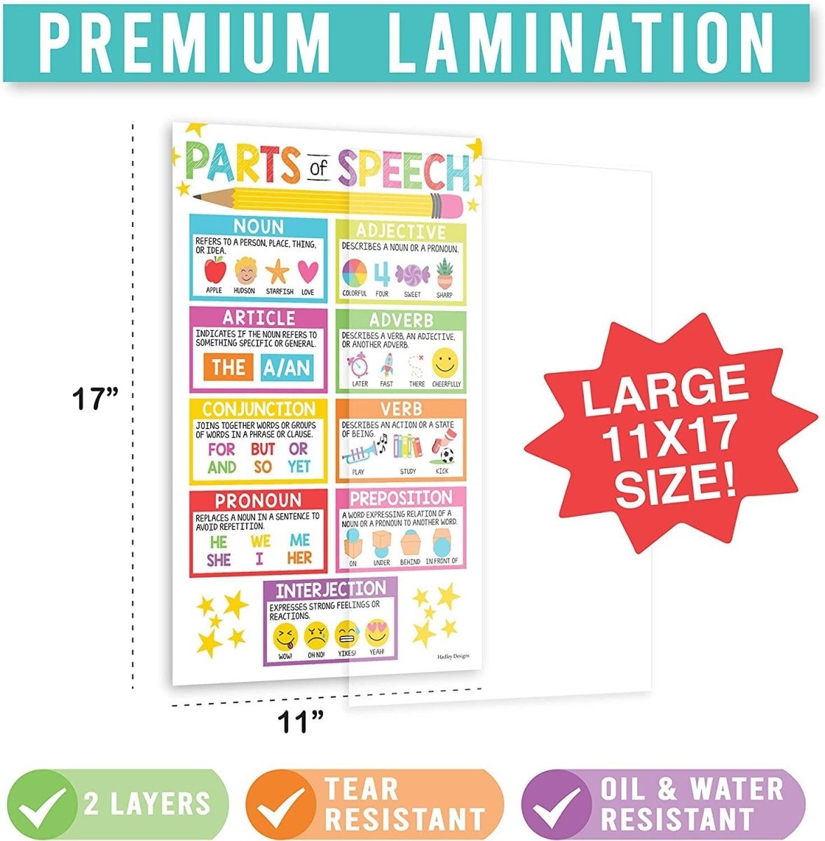 Sight Words Reading Kit: Colorful 8 Poster Pack