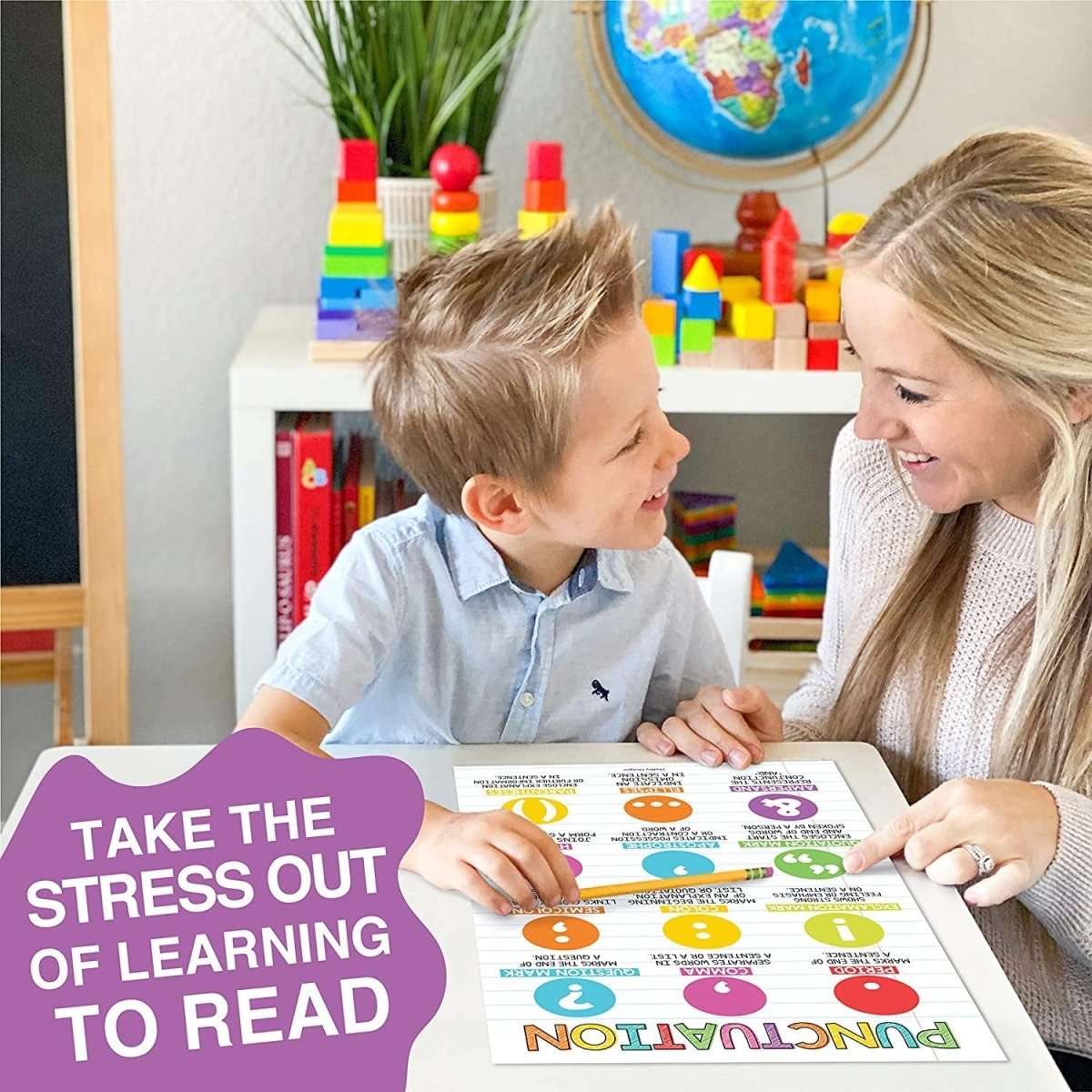 Sight Words Reading Kit: Colorful 8 Poster Pack